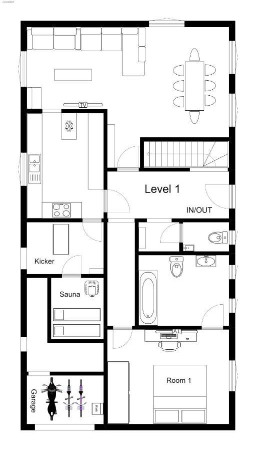 Вилла Sixine House Овифа Экстерьер фото